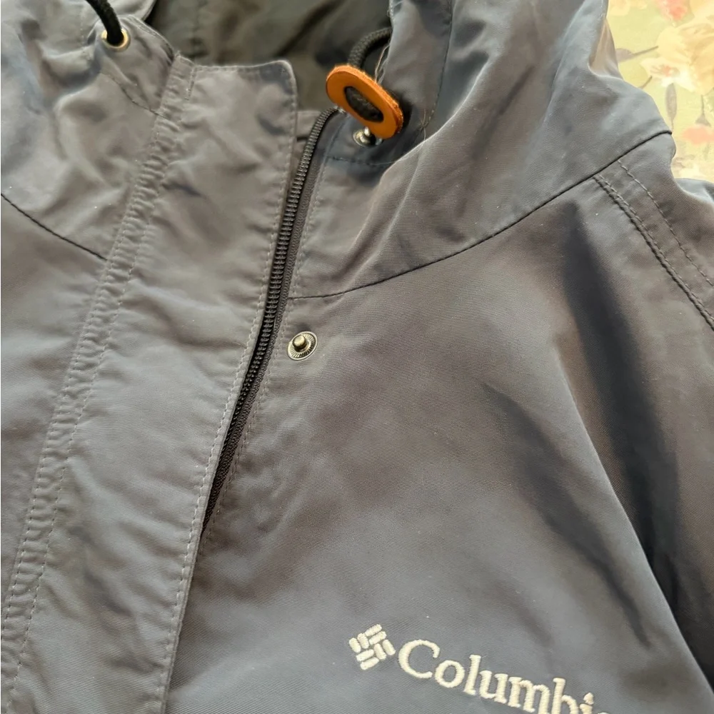 Columbia unisex .Womens  Dark Gray Raincoat - Picture 2 of 3